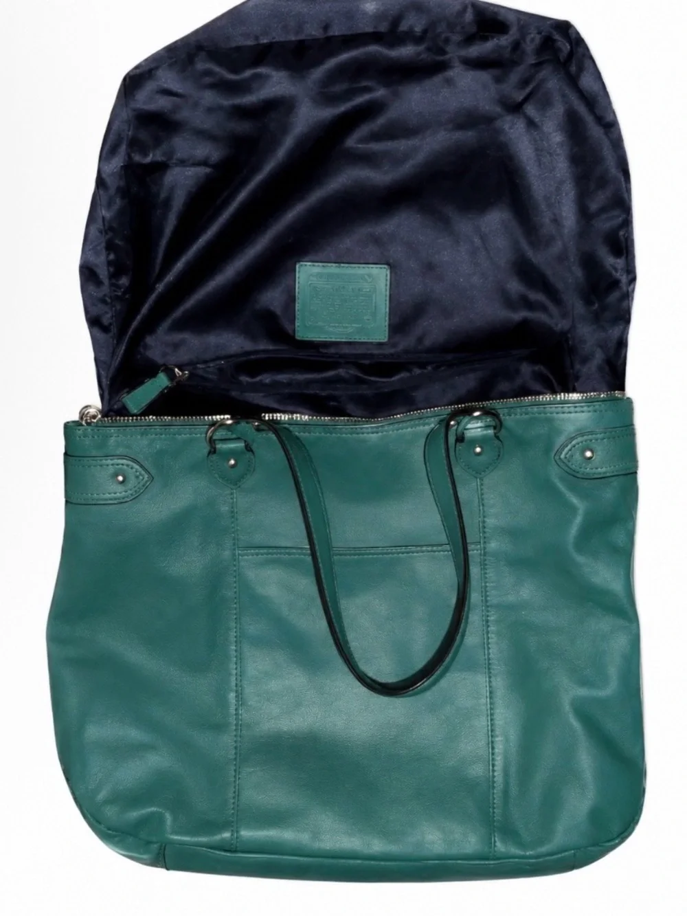 Coach EUC Daisy Hobo Bag - Teal/Green Leather